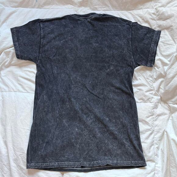 Nirvana smiley graphic band tee S cotton casual emo gunge skater black pink - Picture 7 of 7